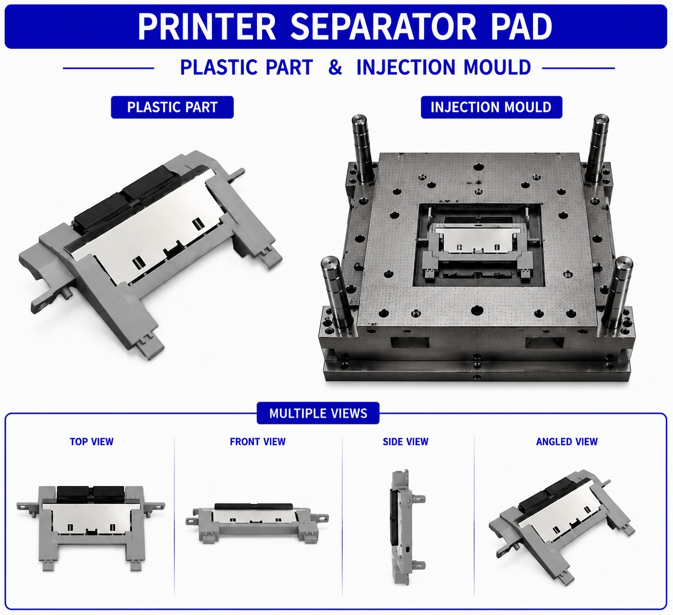 Printer Plastic Separator Pad